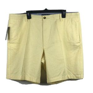 Chaps Mens Flat Front Wicket Yellow Shorts